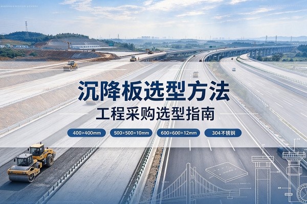 保靖沉降板选择方法