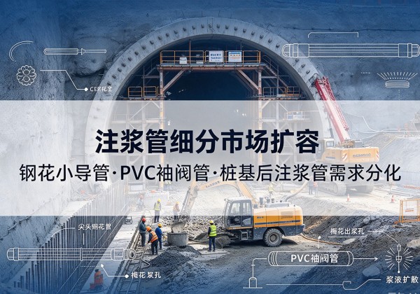 保靖注浆管细分市场扩容，隧道钢花小导管、PVC 袖阀管、桩基后注浆管需求分化