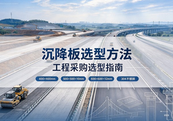 保靖沉降板选择方法